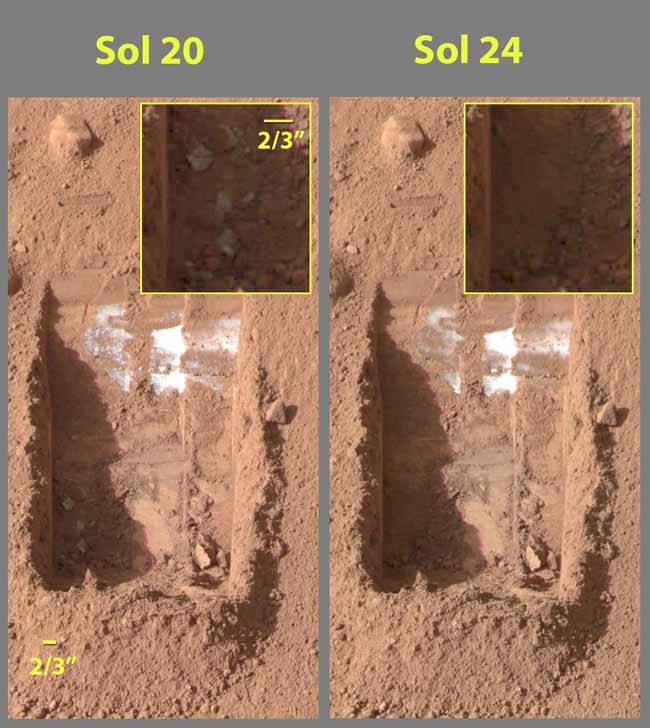 Proof! Water Ice Found on Mars